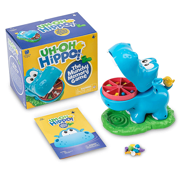 Educational Insights Uh Oh Hippo Game