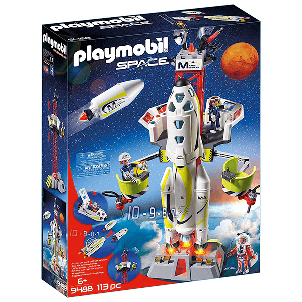 Playmobil Mission Rocket with Launch Site JR Toy Company