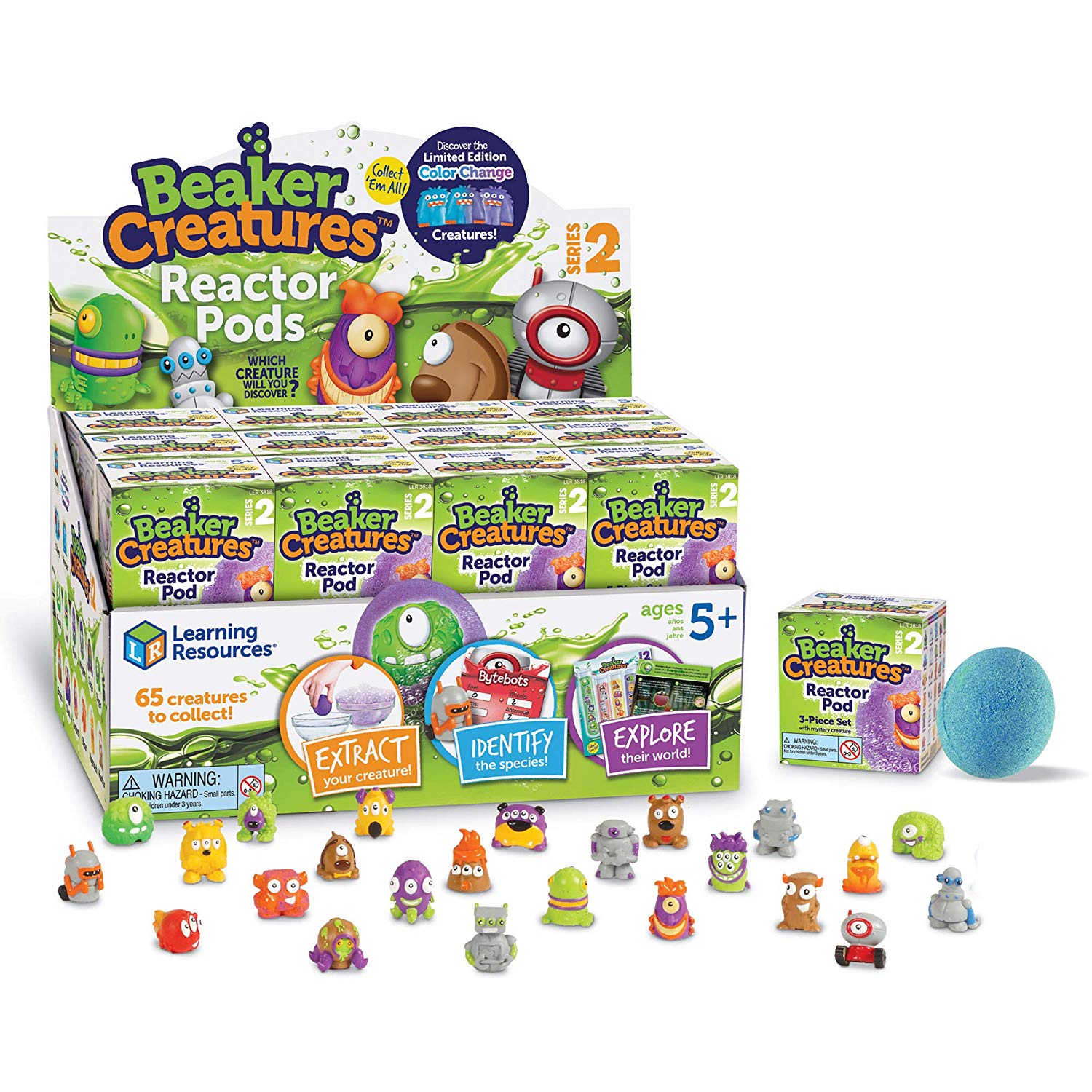 Learning Resources Beaker Creatures Reactor Pods Series 2