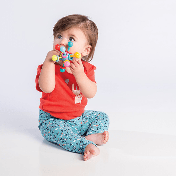 atom teether toy