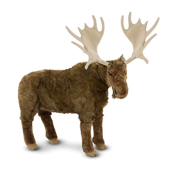 Discontinued Melissa & Doug Moose Plush