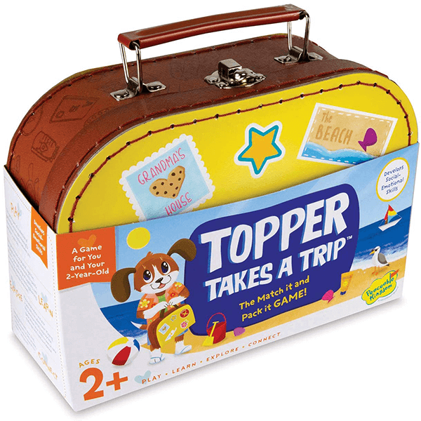 Peaceable Kingdom Topper Takes a Trip Game