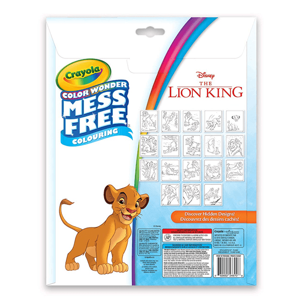 Crayola Color Wonder The Lion King Colouring Kit