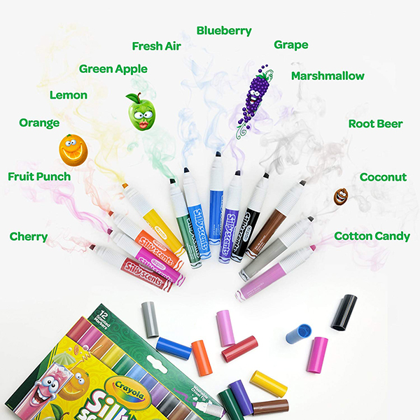 Crayola Silly Scents Scented Markers, 12 Pack