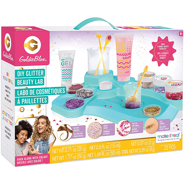 Make It Real Goldie Blox 4 In 1 Glitter Lab