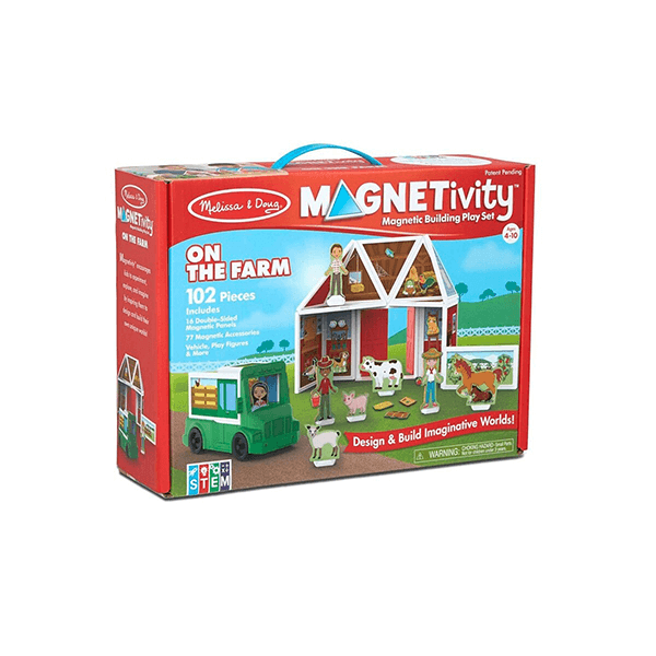 Melissa & Doug Magnetivity On The Farm Building Set