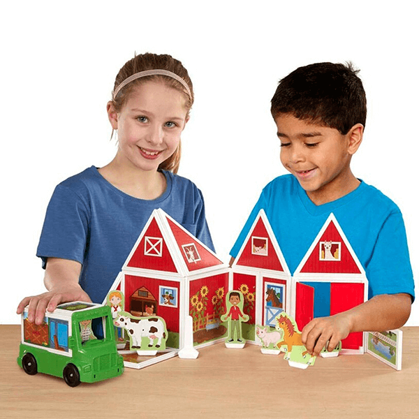 Melissa & Doug Magnetivity On The Farm Building Set