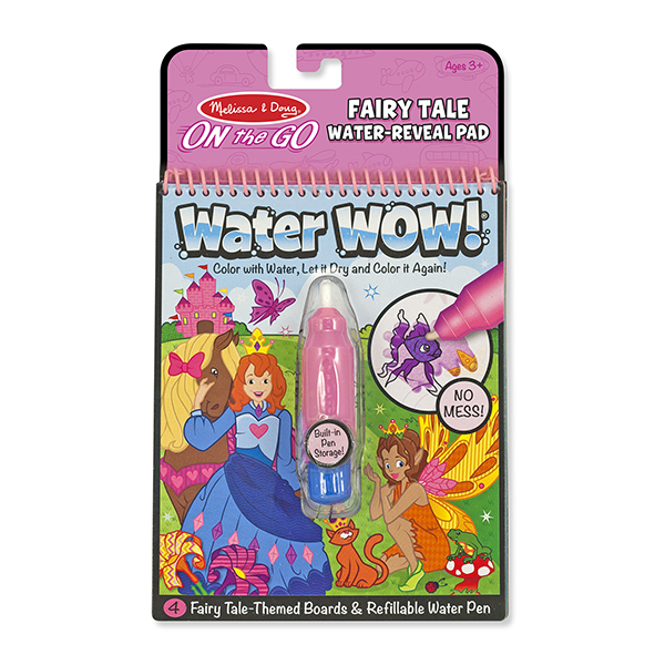 Discontinued Melissa & Doug On the Go Water Wow! Fairy Tale Activity Pad