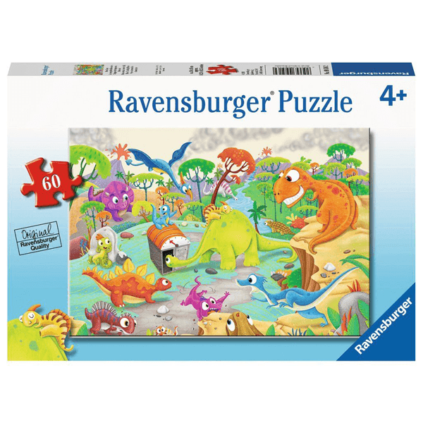Ravensburger 09516 Time Traveling Dinos 60 Piece Puzzle for Kids