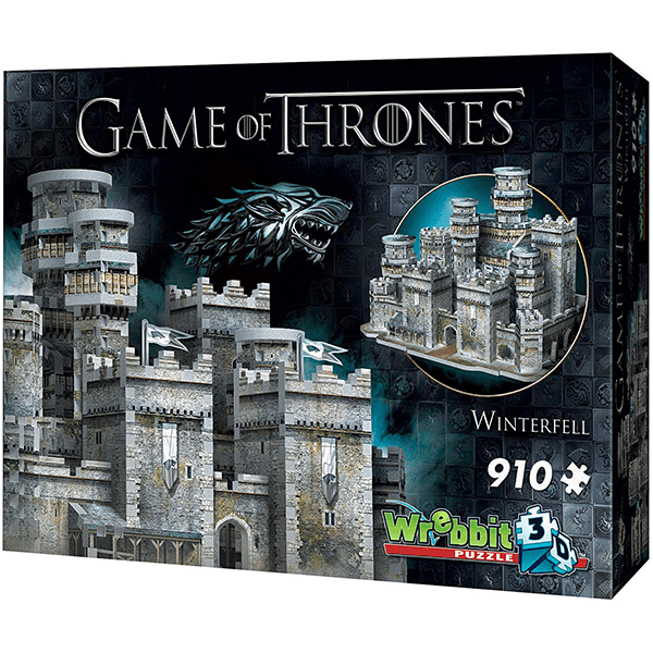 Wrebbit 3D Game of Thrones Winterfell 3D Jigsaw Puzzle JR Toy
