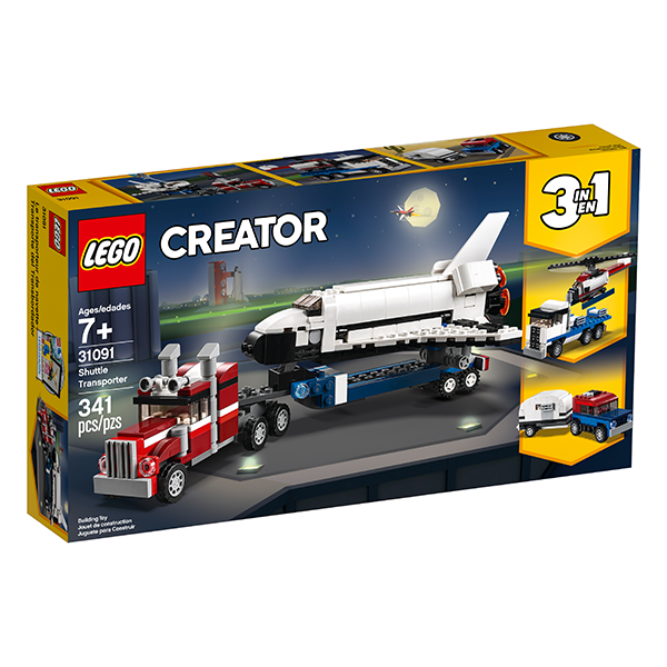 Discontinued LEGO® Creator 3 in 1 31091 Shuttle Transporter