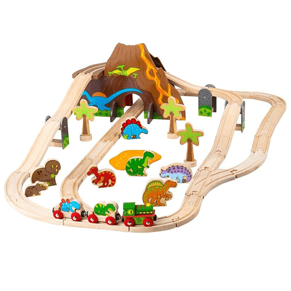 Bigjigs Rail Dinosaur Train Set