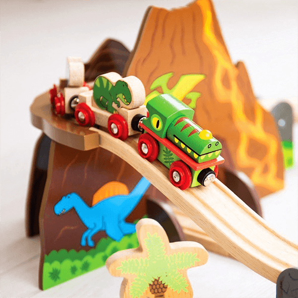 Bigjigs Rail Dinosaur Train Set