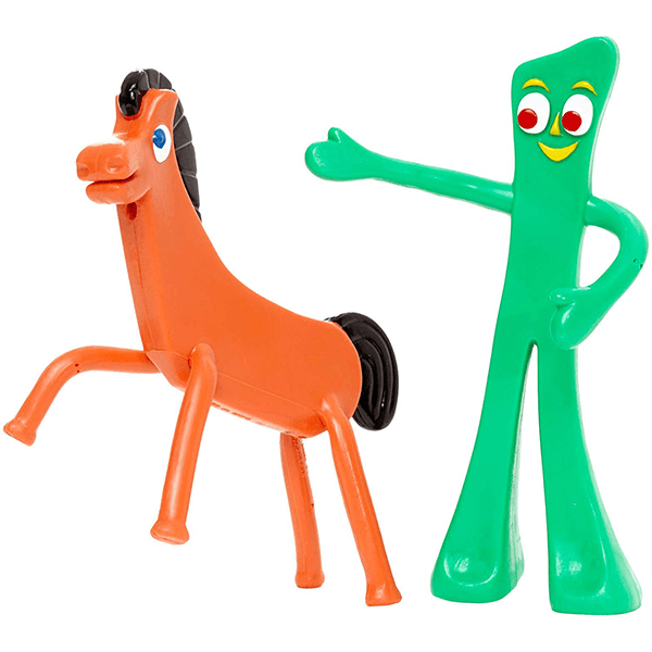 Gumby and Pokey Bendable Pair