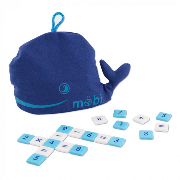 Möbi The Numerical Tile Game in a Whale Pouch