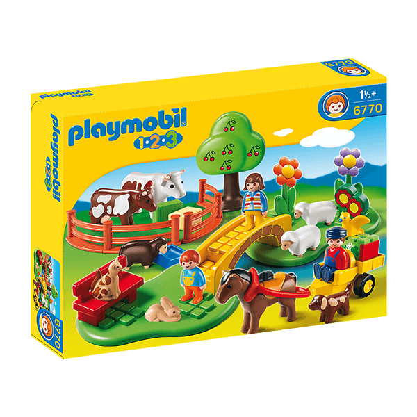 Discontinued Playmobil 1.2.3 Countryside