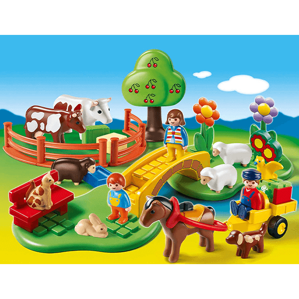 Discontinued Playmobil 1.2.3 Countryside