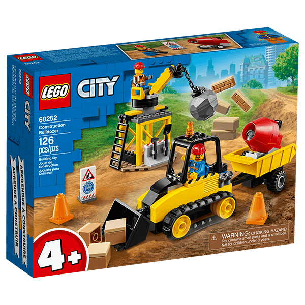 Discontinued LEGO® City 60252 Construction Bulldozer