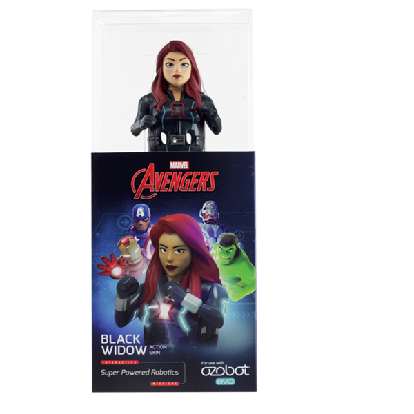 Ozobot Black Widow Action Skin (for Ozobot Evo)