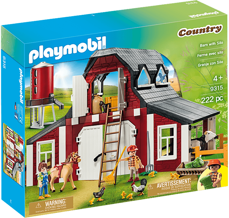 Playmobil Barn with Silo