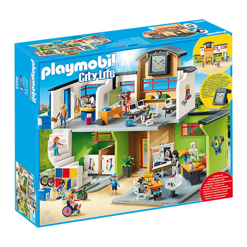 Playmobil Furnished School Building