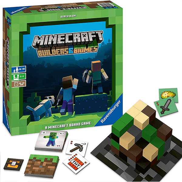 Ravensburger Minecraft: Builders & Biomes Board Game