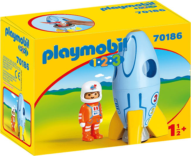 Playmobil Astronaut with Rocket