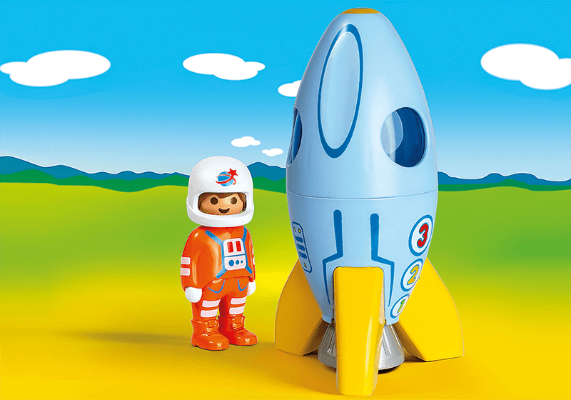 Playmobil Astronaut with Rocket