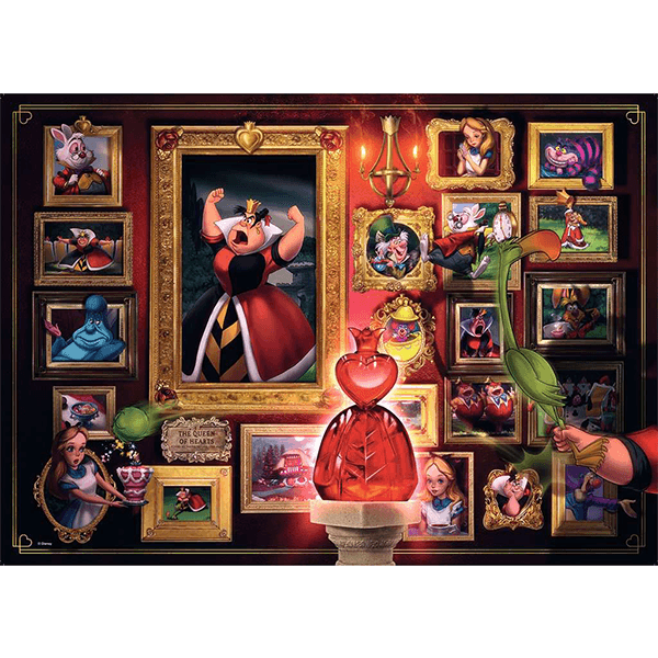 Ravensburger Disney Villainous Queen of Hearts 1000 Piece Puzzle