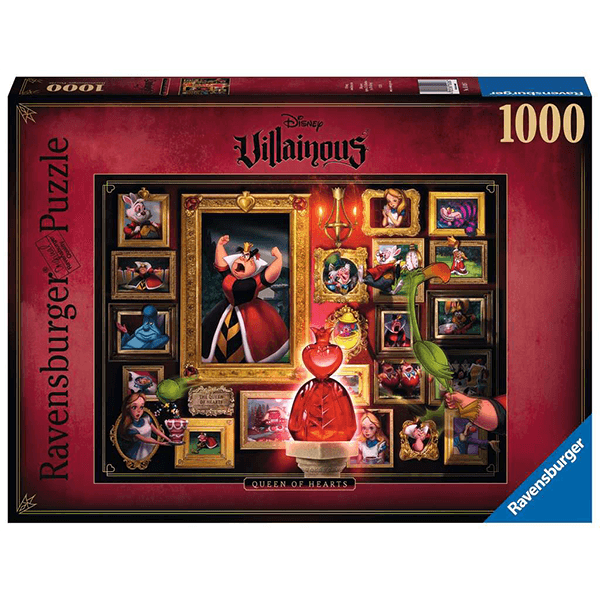Ravensburger Disney Villainous Queen of Hearts 1000 Piece Puzzle