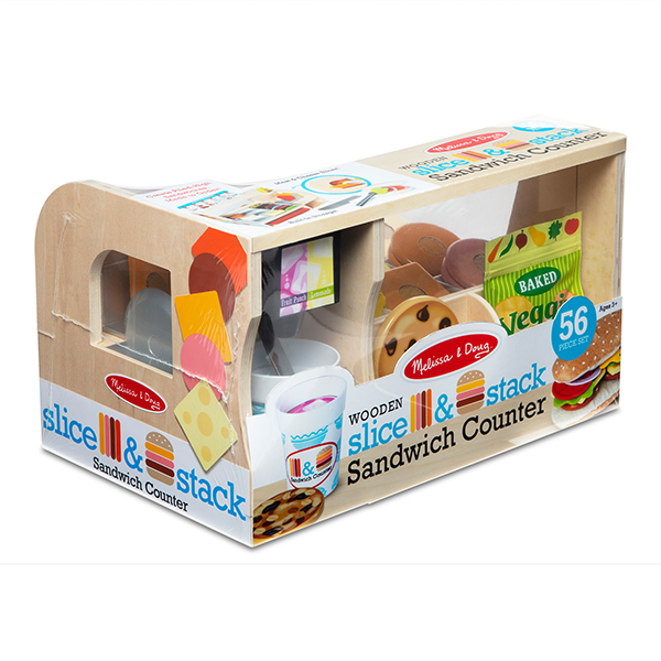 Melissa & Doug Slice and Stack Sandwich Counter