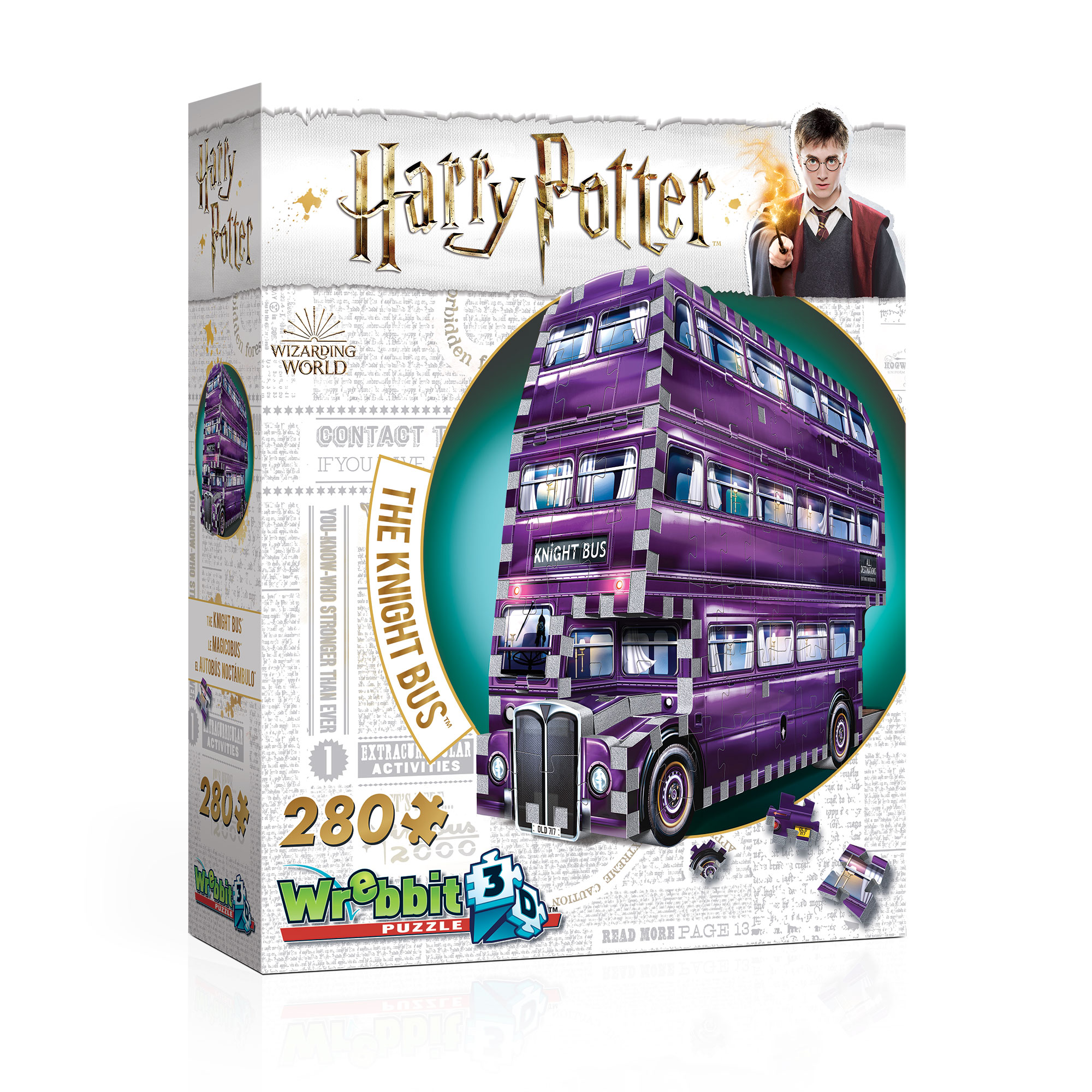 Wrebbit 3D Harry Potter Knight Bus Jigsaw Puzzle 280 Piece