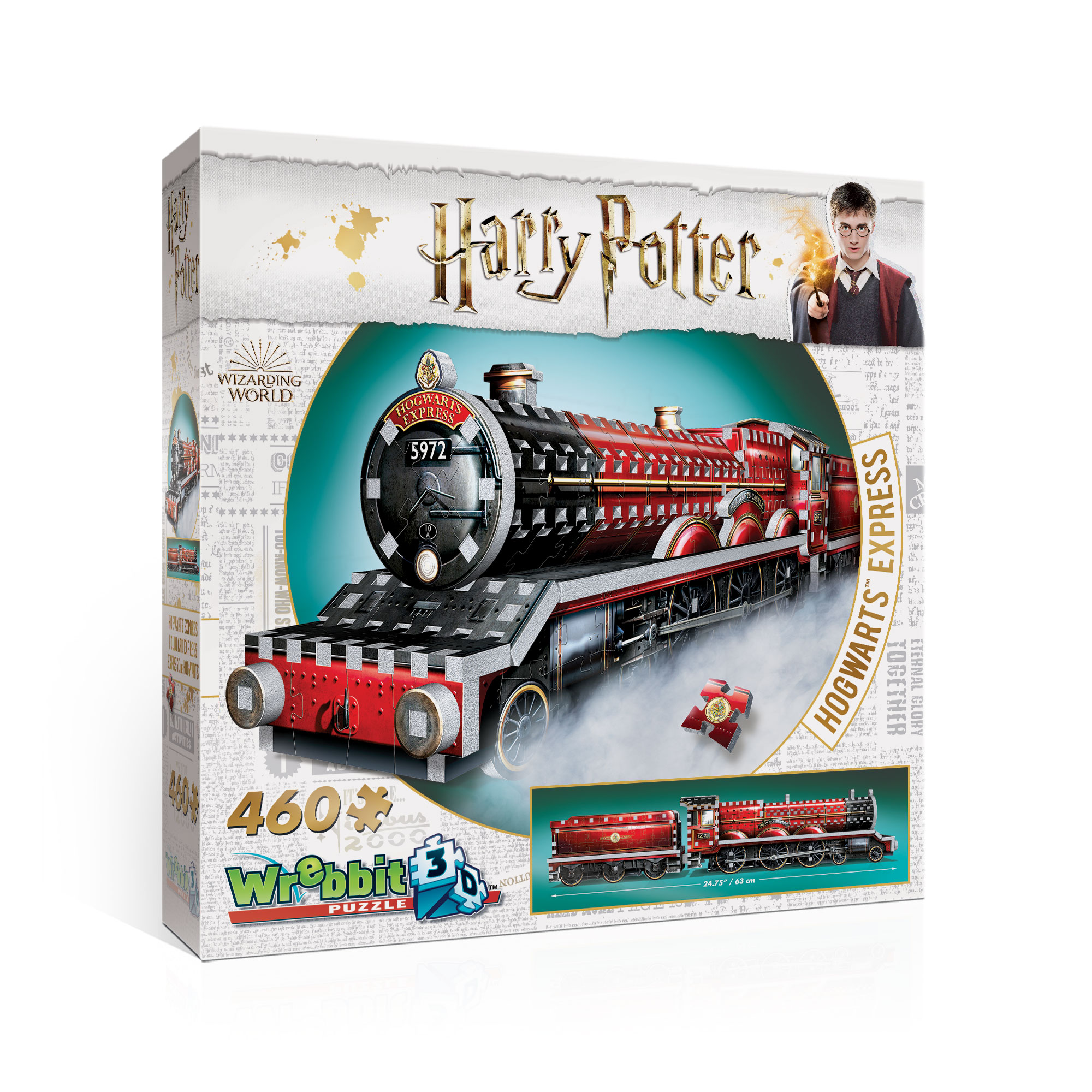 Wrebbit 3D Harry Potter Hogwarts Express Jigsaw Puzzle 460 Piece