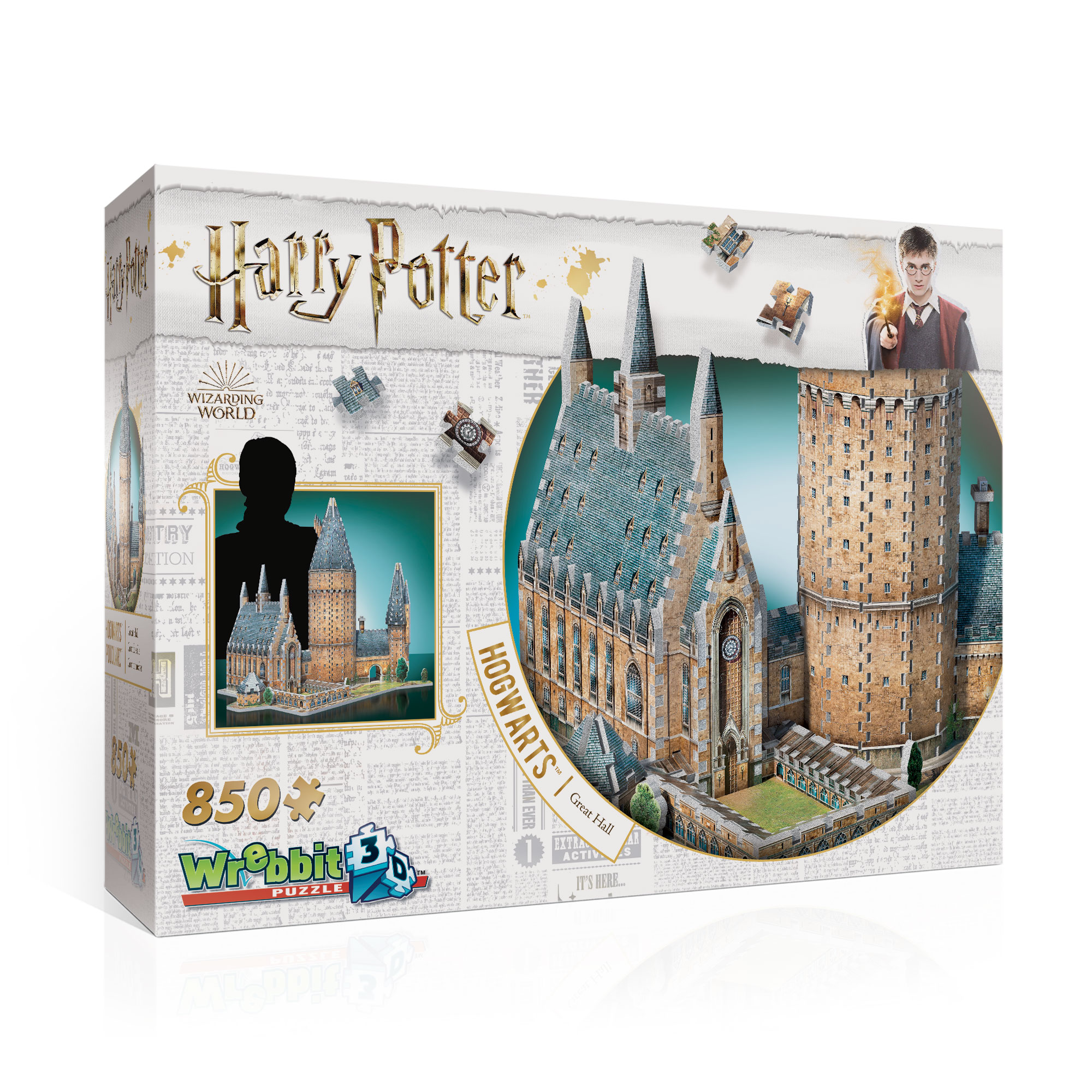 Wrebbit 3D Harry Potter Hogwarts Great Hall Jigsaw Puzzle 850 Piece