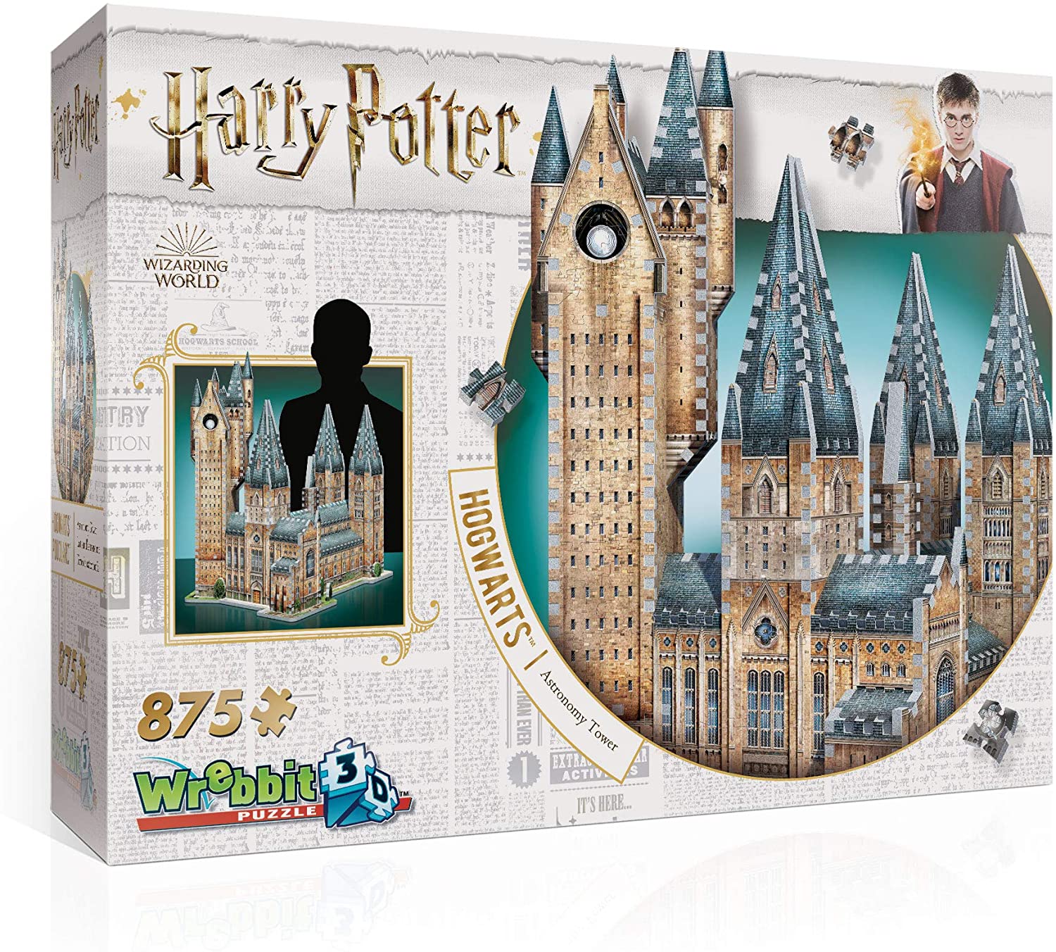 Wrebbit 3D Harry Potter Hogwarts Astronomy Tower Jigsaw Puzzle 875 Piece