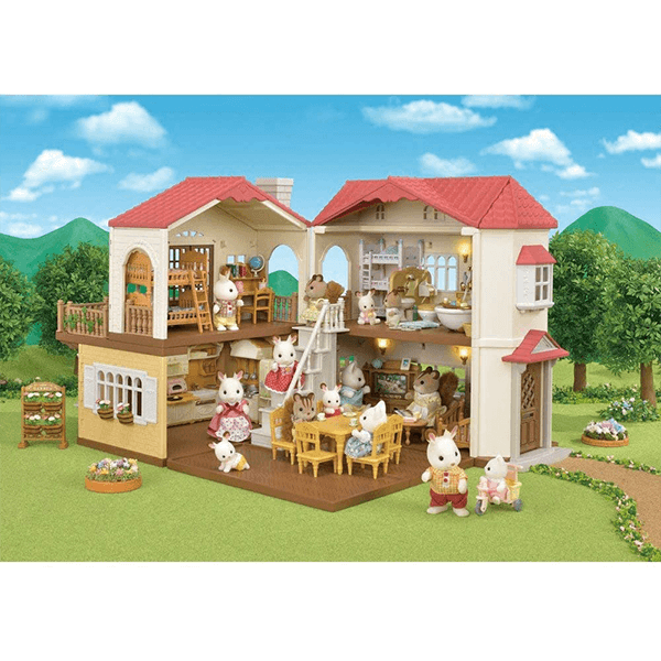 Calico Critters Red Roof Country Home Gift set