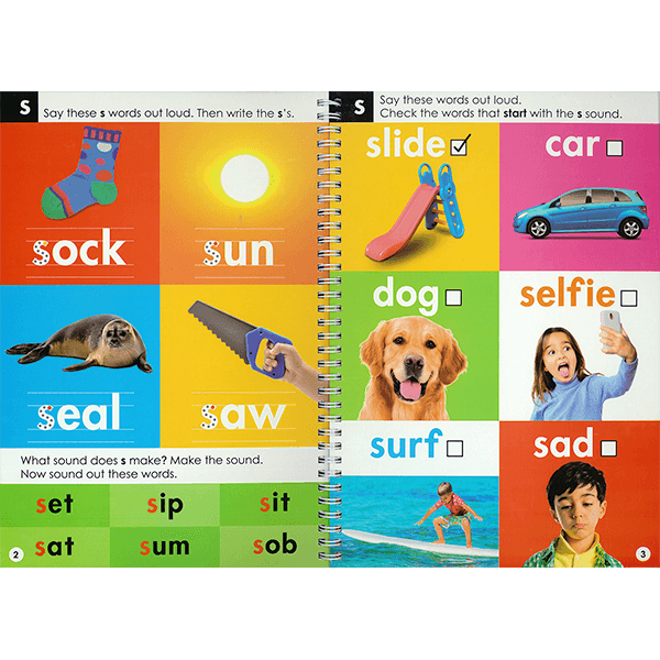 Scholastic Early Learners: Wipe Clean Workbooks - Pre-K: Very First Phonics