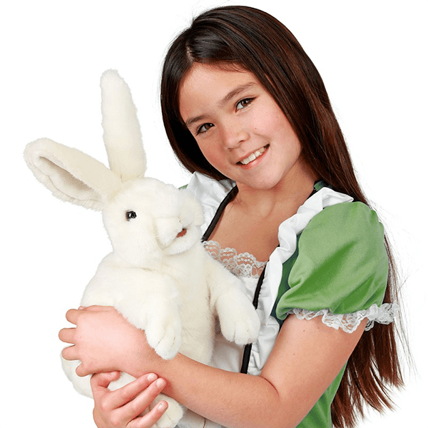 Folkmanis Puppets White Standing Rabbit