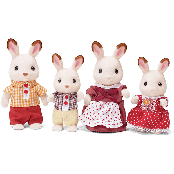 Calico Critters Hopscotch Rabbit Family