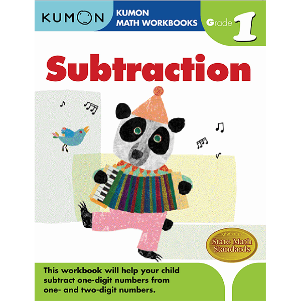 Kumon Grade 1: Subtraction Workbook