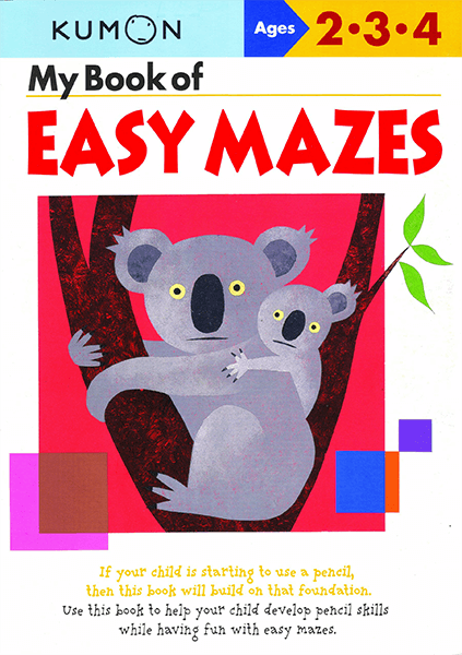 Kumon My Book of Easy Mazes Workbook