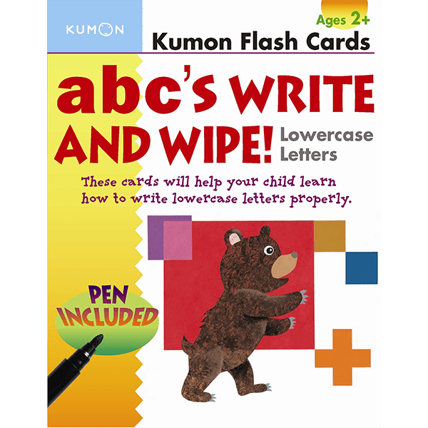 Kumon ABC's Write & Wipe Lowercase Letters