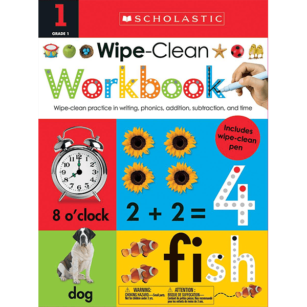 Scholastic Early Learners: Wipe–Clean Workbook: Grade 1