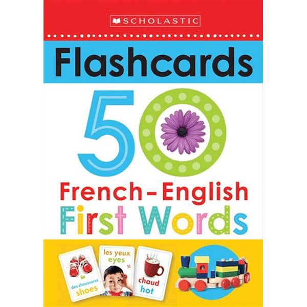 Scholastic Early Learners: Flashcards French-English 50 First Words