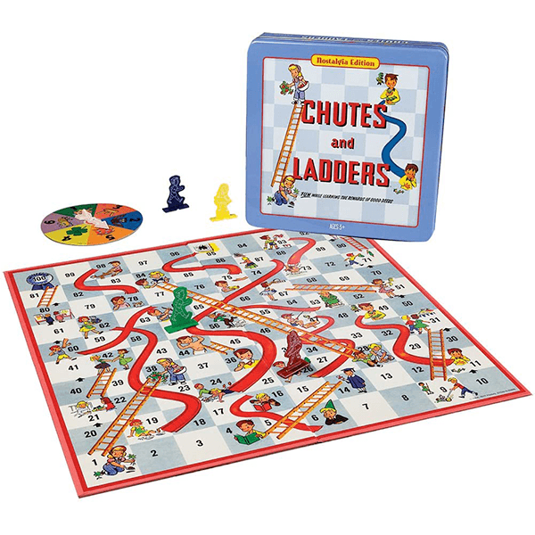 Chutes and Ladders Nostalgia Tin