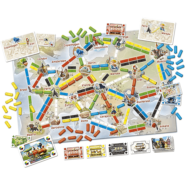 Days of Wonder Ticket to Ride: First Journey Europe Board Game