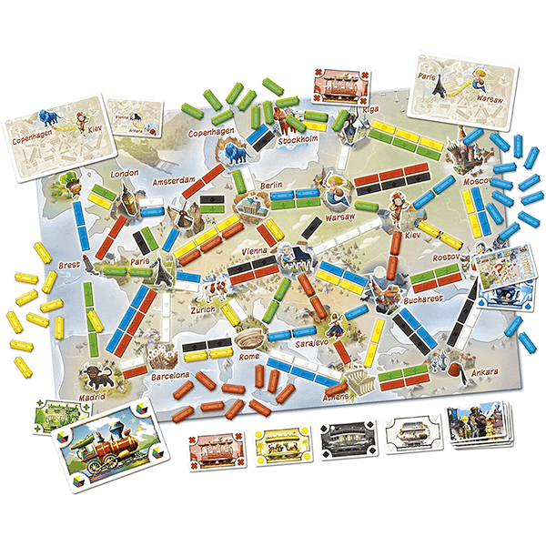 Days of Wonder: Ticket to Ride - First Journey Europe Board Game