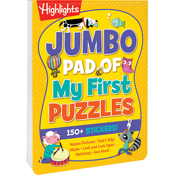 Highlights Jumbo Pad of My First Puzzles