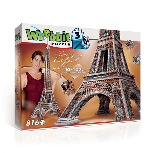 Wrebbit 3D Eiffel Tower Jigsaw Puzzle