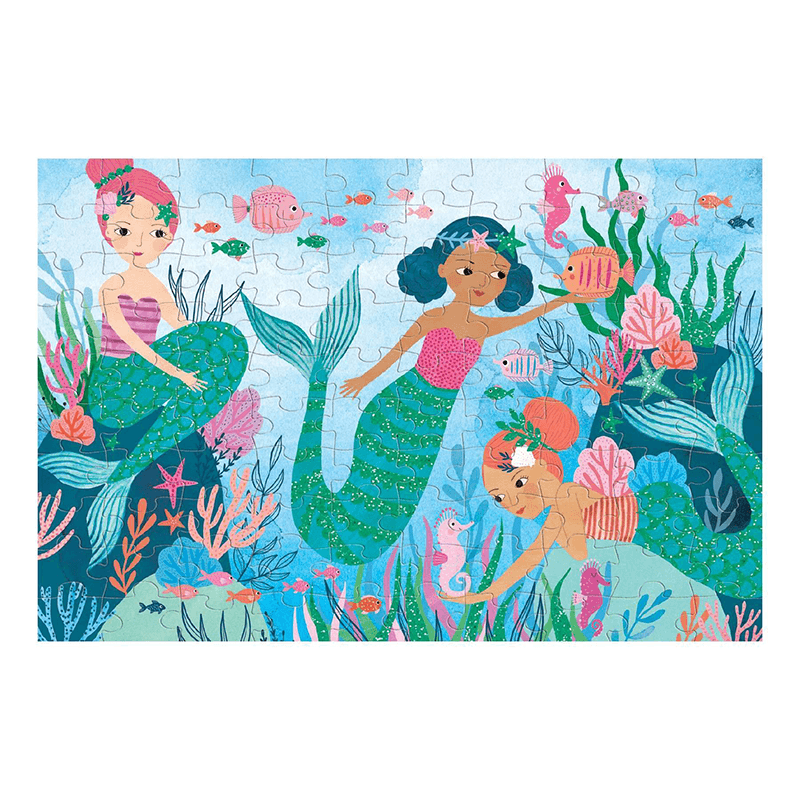 Mudpuppy Mermaids Glitter Puzzle